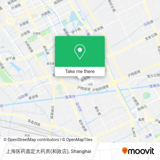 上海医药嘉定大药房(和政店) map