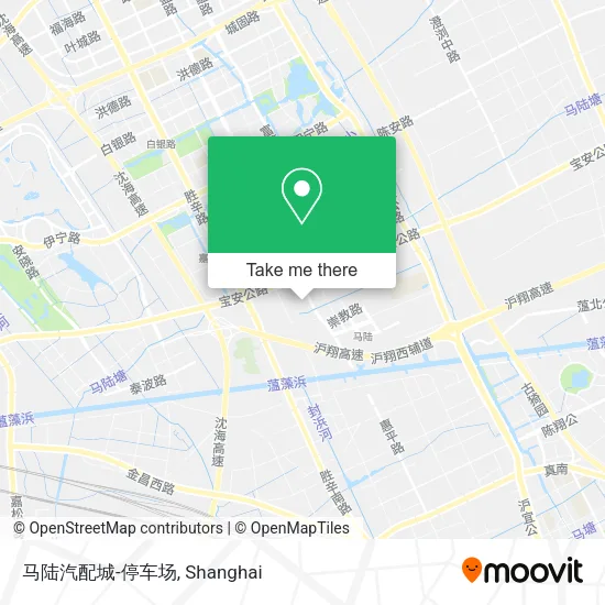 马陆汽配城-停车场 map