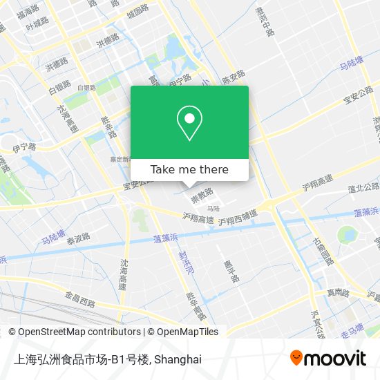 上海弘洲食品市场-B1号楼 map
