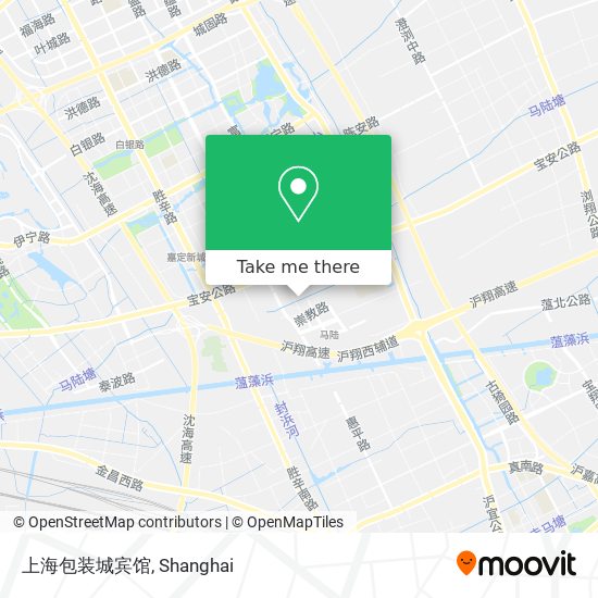 上海包装城宾馆 map