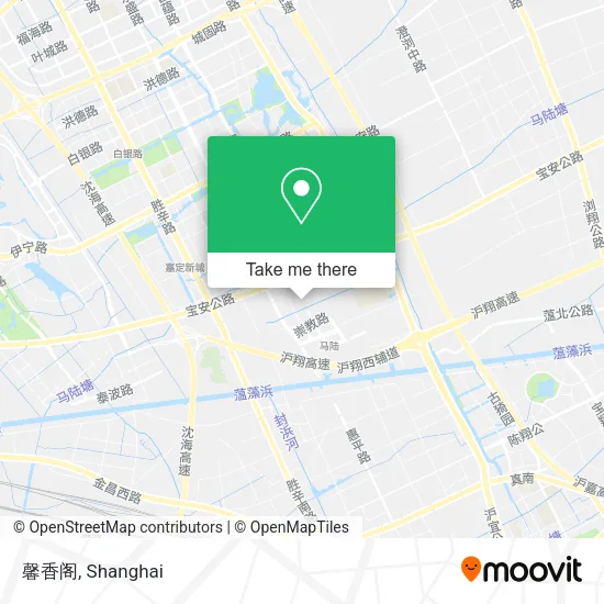 馨香阁 map
