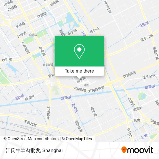 江氏牛羊肉批发 map