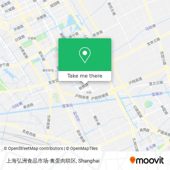 上海弘洲食品市场-禽蛋肉联区 map