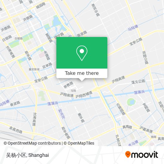 吴杨小区 map