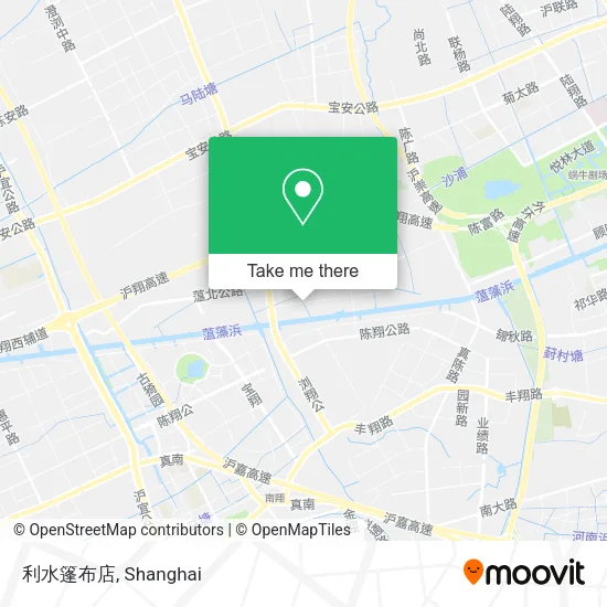 利水篷布店 map