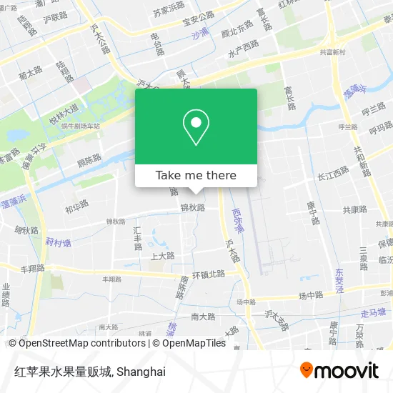 红苹果水果量贩城 map