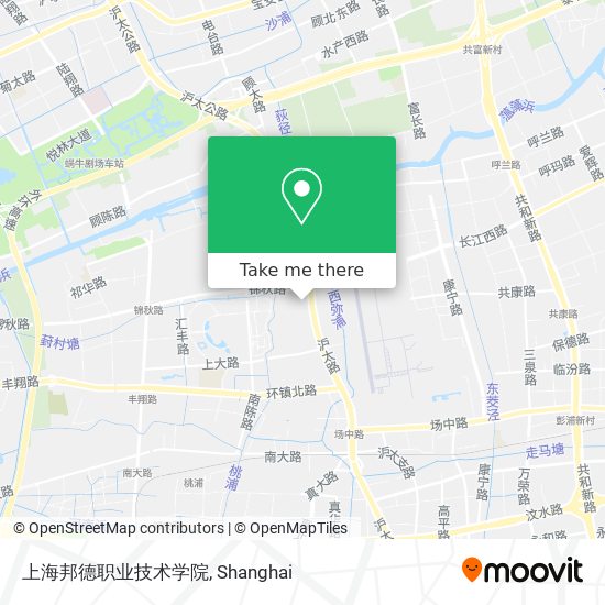 上海邦德职业技术学院 map