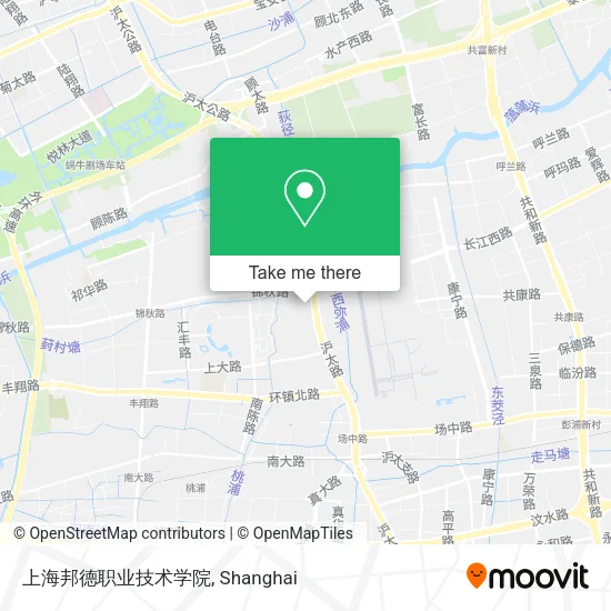 上海邦德职业技术学院 map