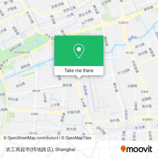 农工商超市(纬地路店) map