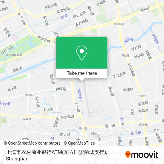 上海市农村商业银行ATM(东方国贸商城支行) map