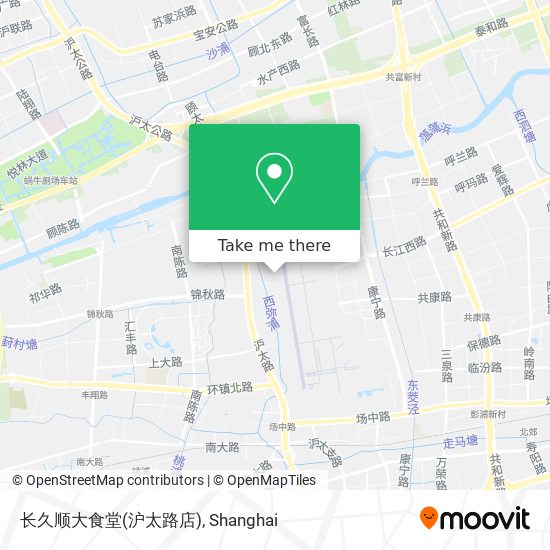 长久顺大食堂(沪太路店) map