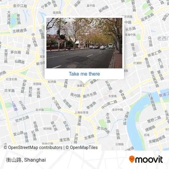 衡山路 map