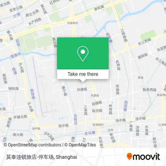 莫泰连锁旅店-停车场 map
