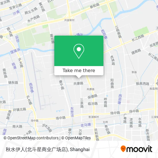 秋水伊人(北斗星商业广场店) map
