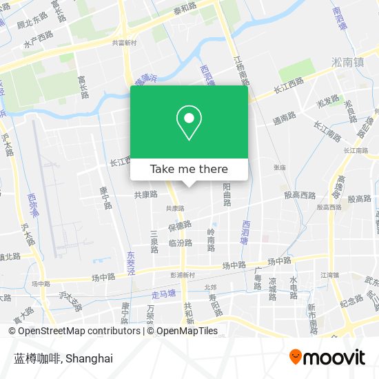 蓝樽咖啡 map