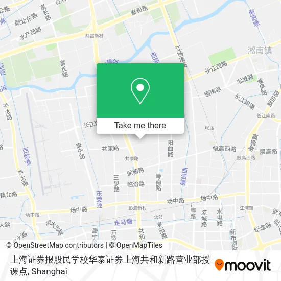 上海证券报股民学校华泰证券上海共和新路营业部授课点 map