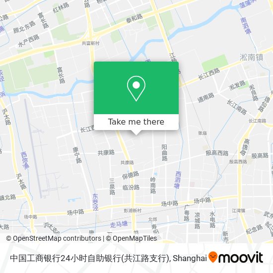 中国工商银行24小时自助银行(共江路支行) map