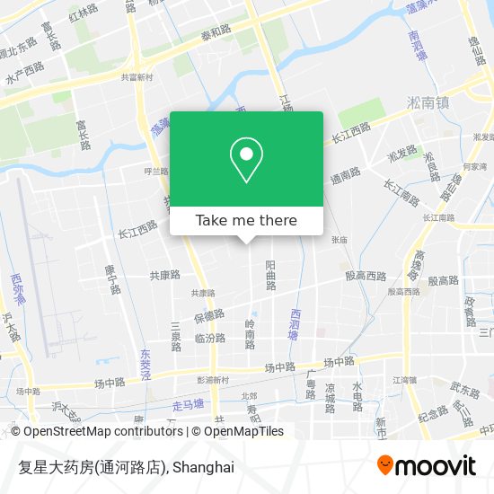 复星大药房(通河路店) map