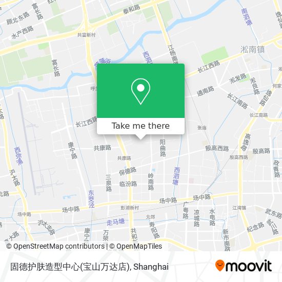 固德护肤造型中心(宝山万达店) map