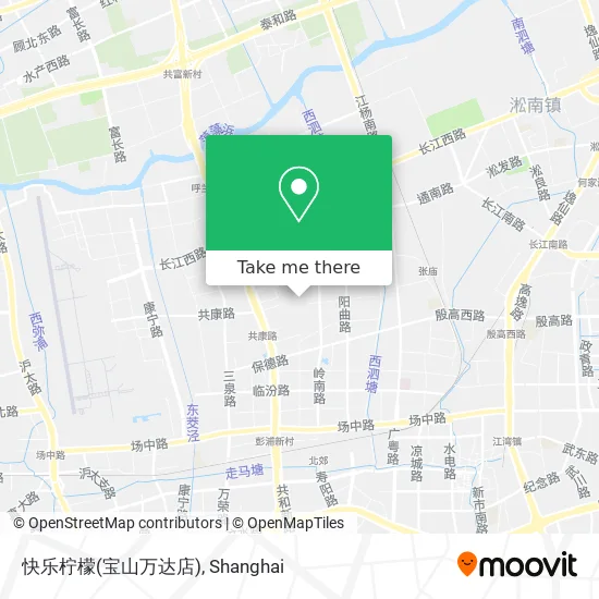 快乐柠檬(宝山万达店) map
