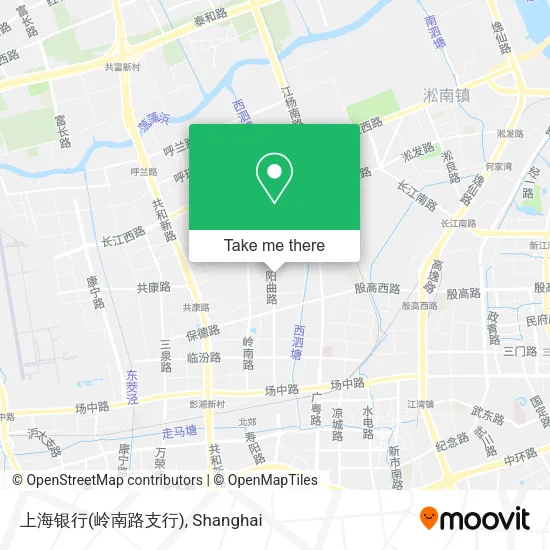 上海银行(岭南路支行) map