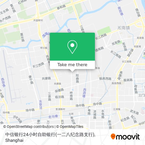 中信银行24小时自助银行(一二八纪念路支行) map