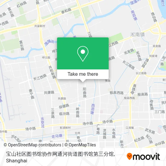 宝山社区图书馆协作网通河街道图书馆第三分馆 map