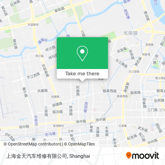 上海金天汽车维修有限公司 map