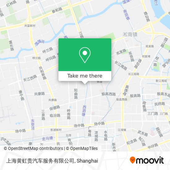 上海黄虹贵汽车服务有限公司 map