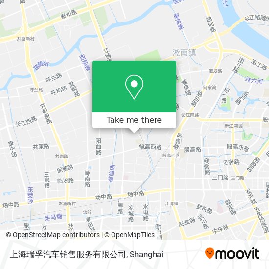 上海瑞孚汽车销售服务有限公司 map