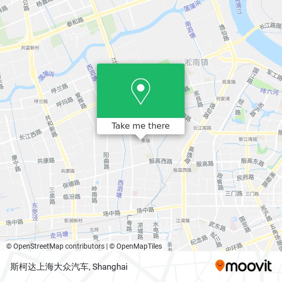 斯柯达上海大众汽车 map