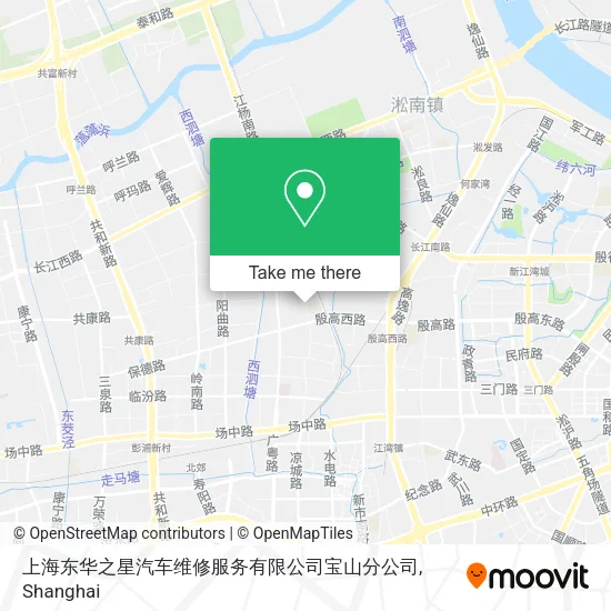 上海东华之星汽车维修服务有限公司宝山分公司 map