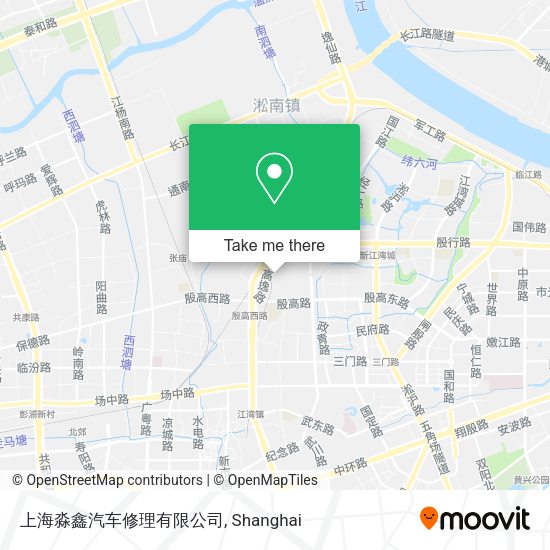 上海淼鑫汽车修理有限公司 map