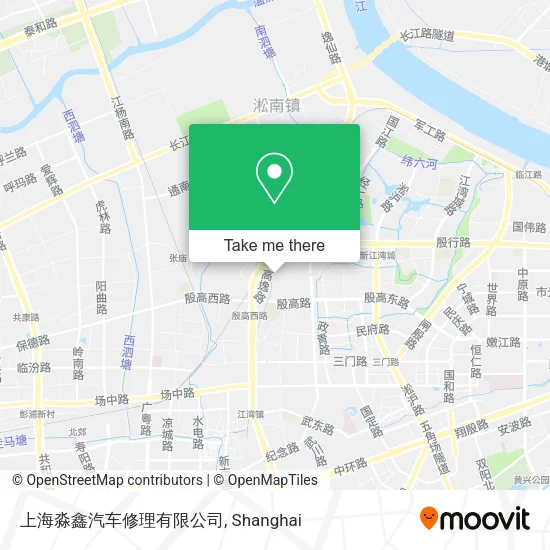 上海淼鑫汽车修理有限公司 map