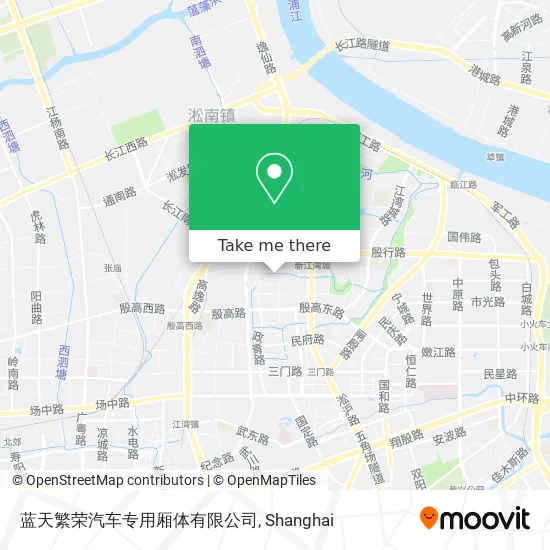 蓝天繁荣汽车专用厢体有限公司 map