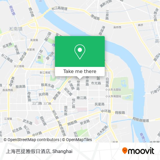 上海芭提雅假日酒店 map