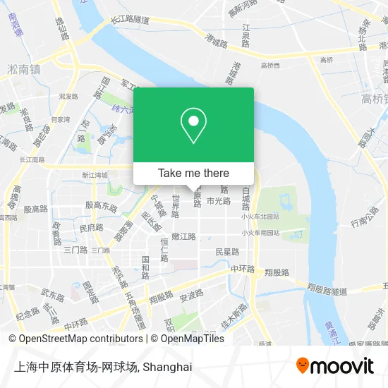上海中原体育场-网球场 map