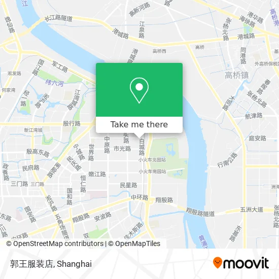 郭王服装店 map
