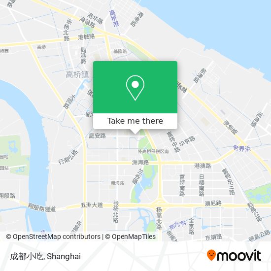 成都小吃 map