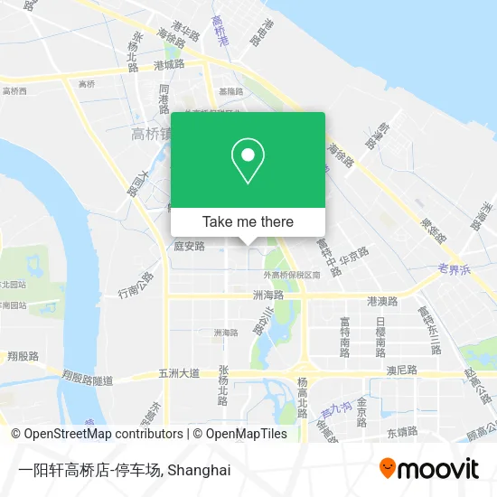 一阳轩高桥店-停车场 map