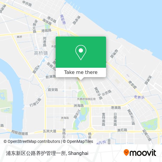 浦东新区公路养护管理一所 map