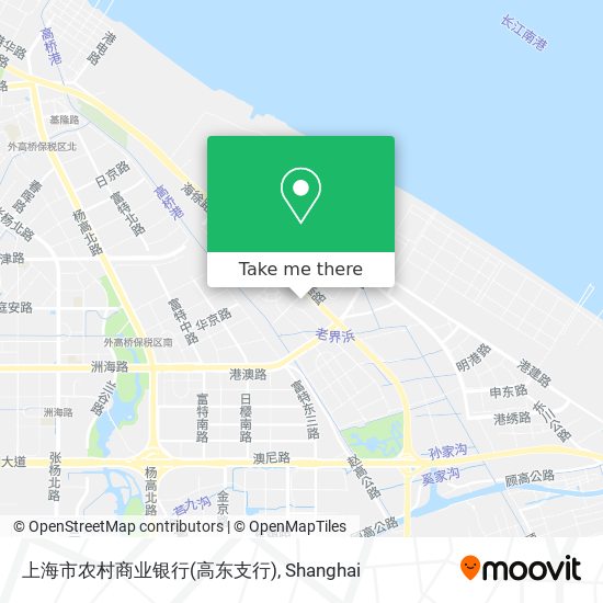 上海市农村商业银行(高东支行) map