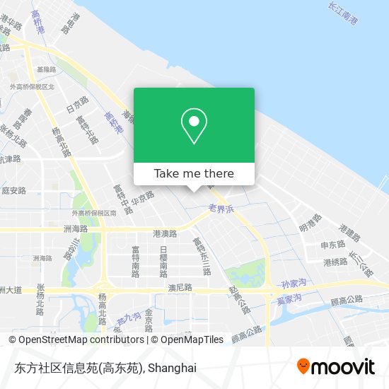 东方社区信息苑(高东苑) map