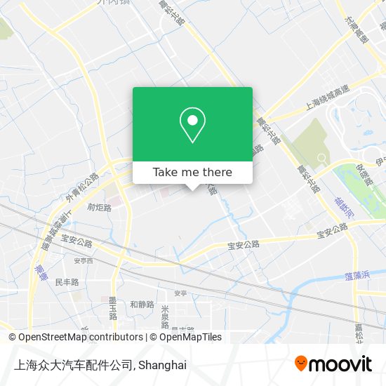 上海众大汽车配件公司 map