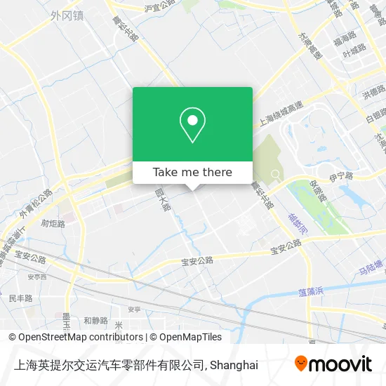 上海英提尔交运汽车零部件有限公司 map