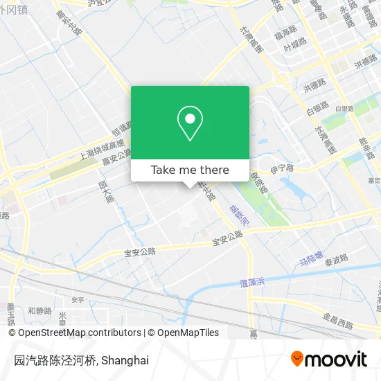 园汽路陈泾河桥 map