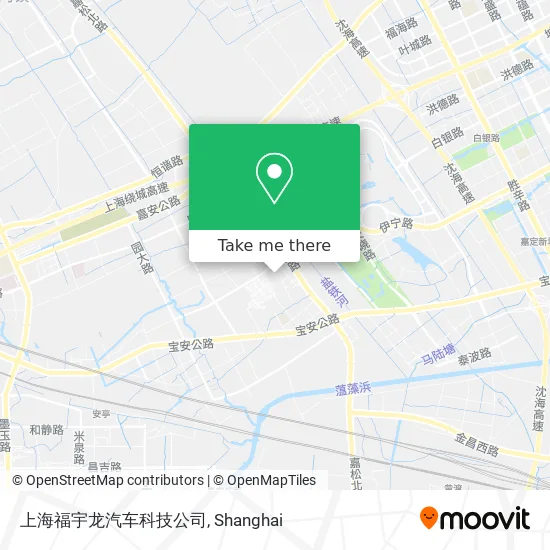上海福宇龙汽车科技公司 map