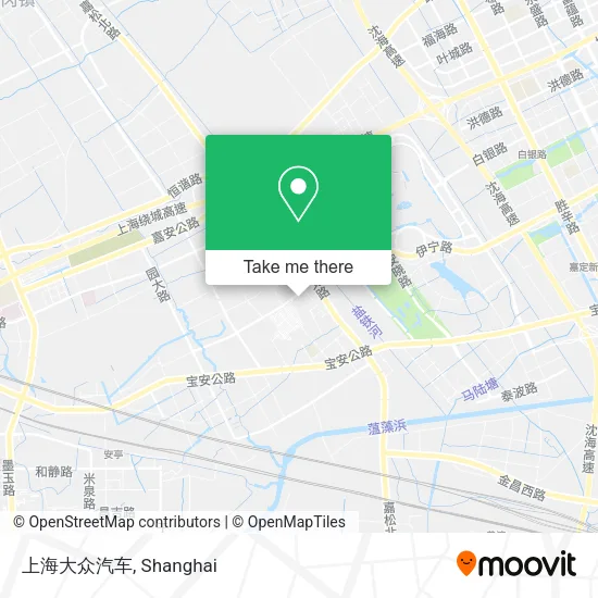 上海大众汽车 map
