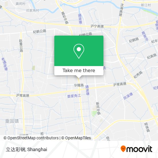 立达彩钢 map