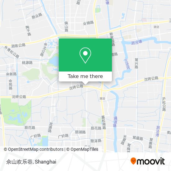 佘山欢乐谷 map